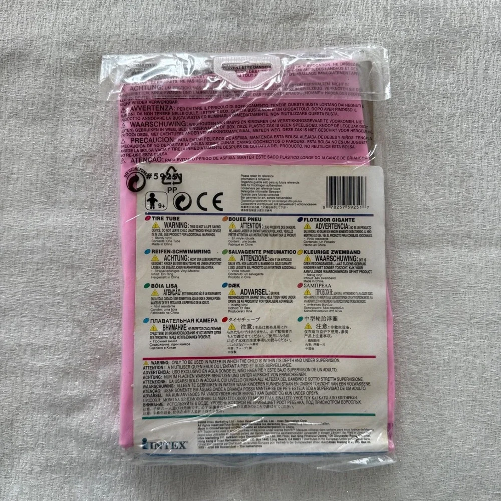 Intex Pool Float Lot 10 Inflatable Rings + Mat Summer Pool Set - Picture 5 of 16